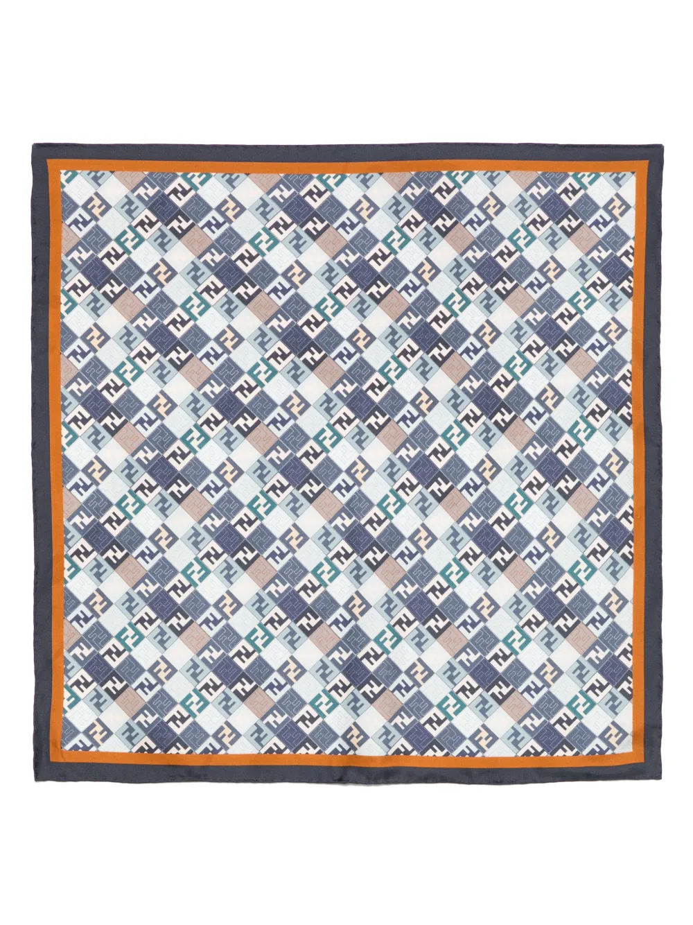 FENDI FF-MOTIF SILK SCARF 