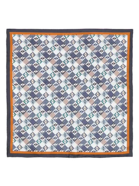 FENDI FF-motif silk scarf