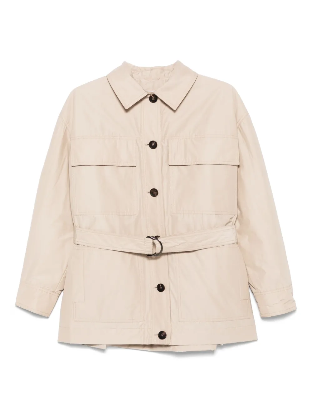 Brunello Cucinelli belted jacket | Neutrals | Image 1