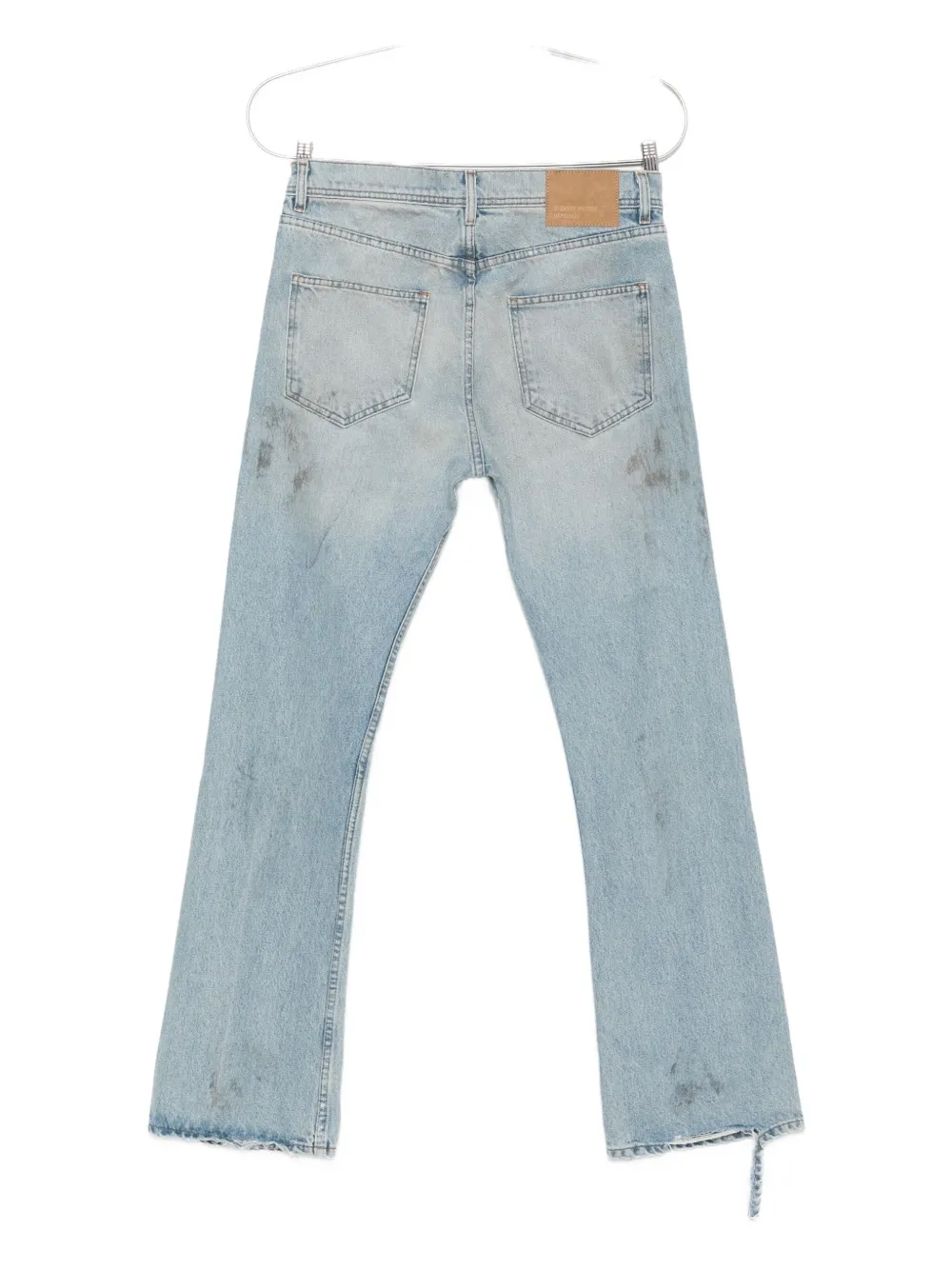Enfants Riches Déprimés Gerafelde jeans met vervaagd effect Blauw