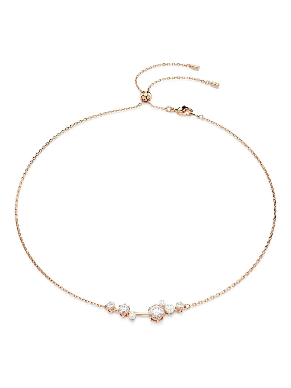 Constella rose-gold crystal-embellished necklace
