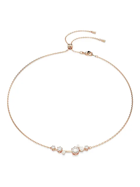 Swarovski collar Constella en oro rosa con detalles de cristal