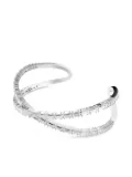 Swarovski Hyperbola crystal-embellished cuff bracelet - Silver