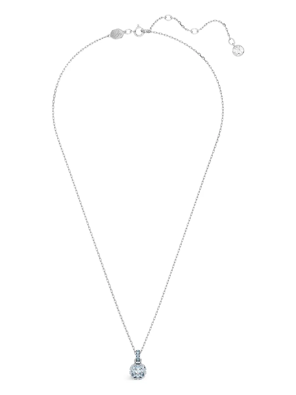 Birthstone crystal-embellished chain necklace