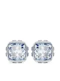 Swarovski cushion-cut crystal earrings - Silver