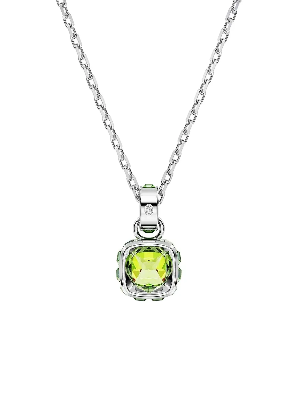 Swarovski August Birthstone pendant necklace - Zilver