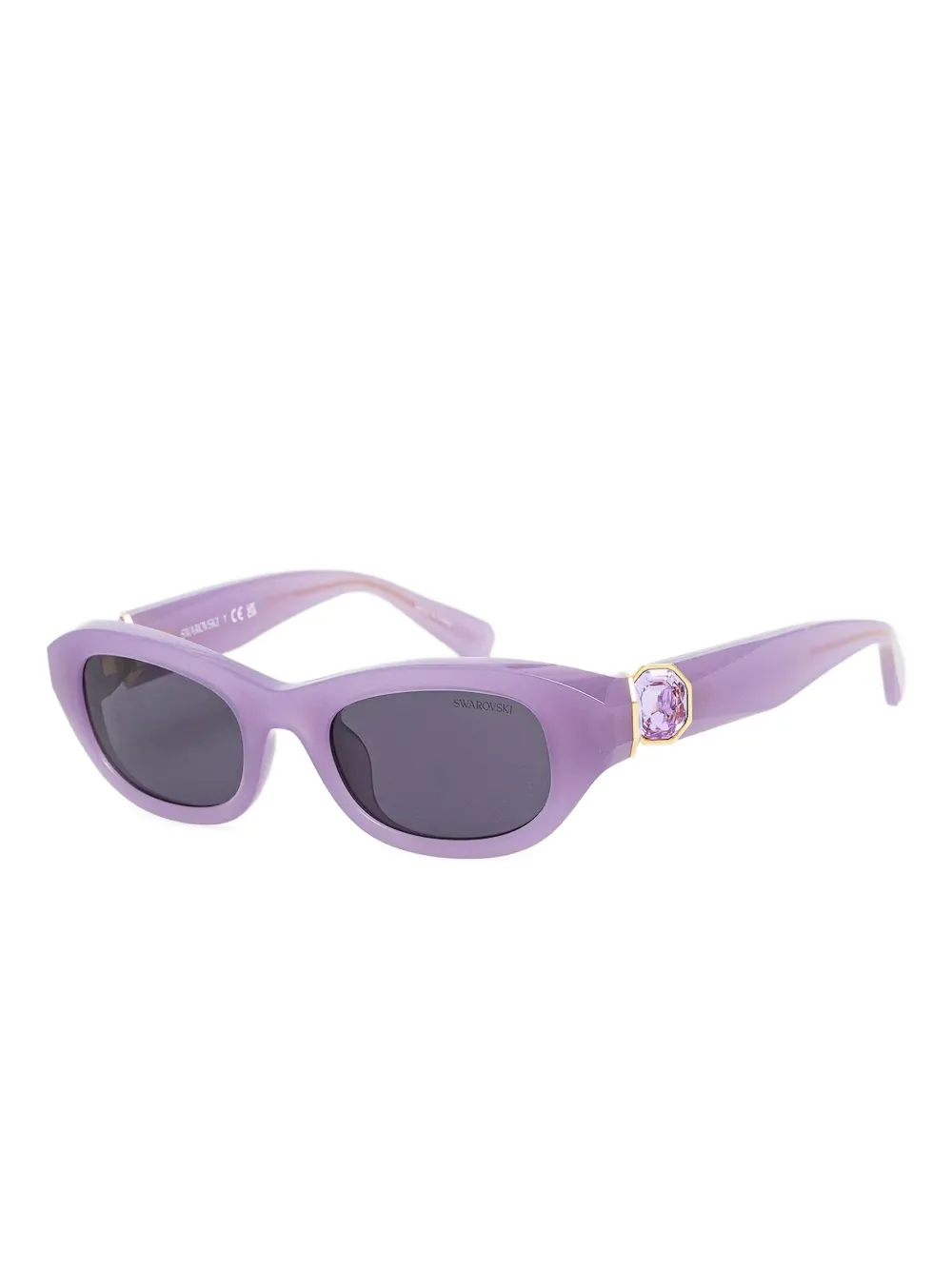 Swarovski Eyewear Zonnebril met cat-eye montuur - Paars