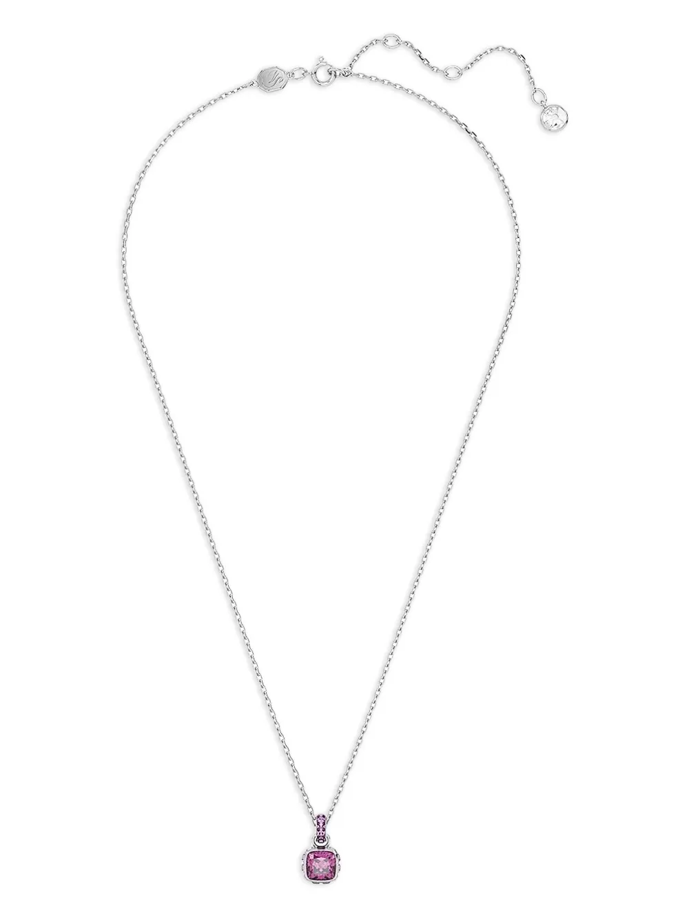 Swarovski February Birthstone pendant necklace | Silver | Image 1
