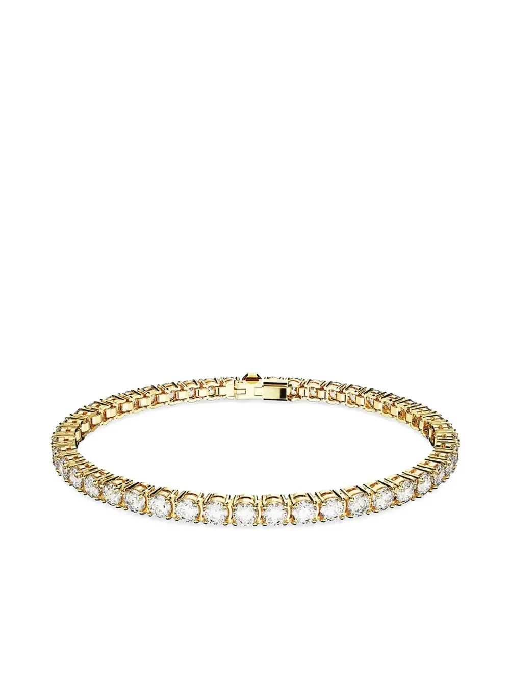 Swarovski Matrix Tennis pavé bracelet - ゴールドトーン
