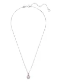 Swarovski Birthstone square-cut pendant necklace - Pink