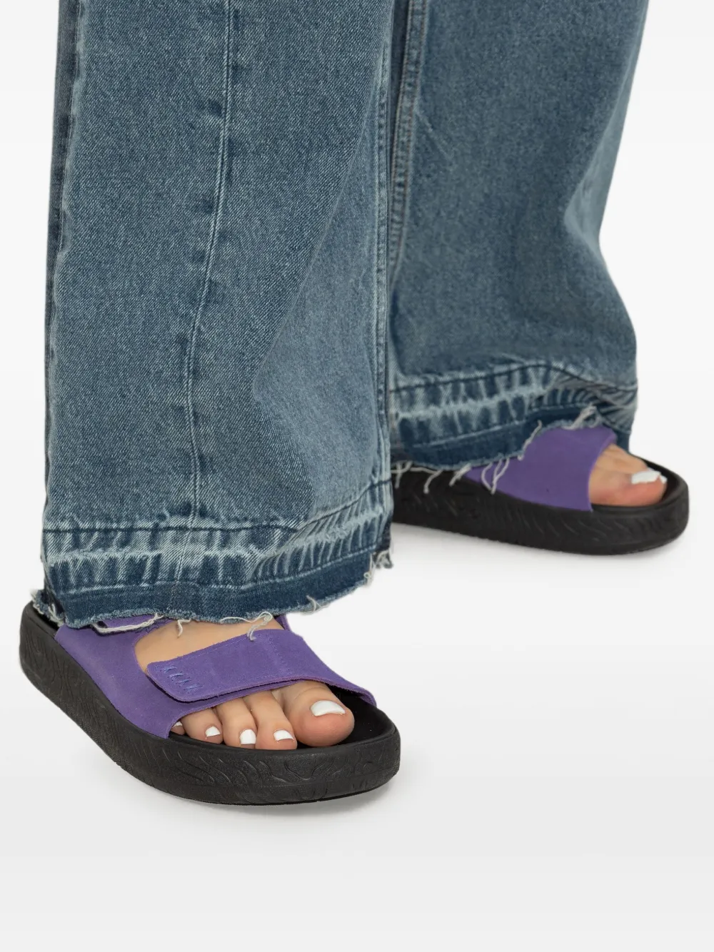 サンダル・ミュール Etna Sandals - Veja - Leather - Purple Etna Sandals - Veja - Leather - Purple