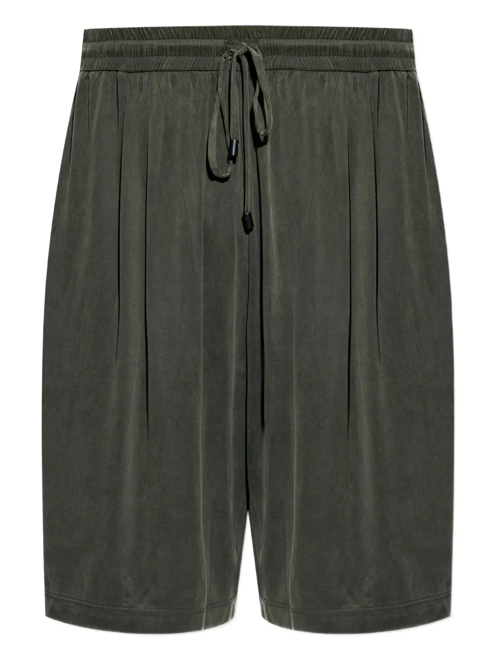 Giorgio Armani pleated bermuda shorts | Green | Image 1