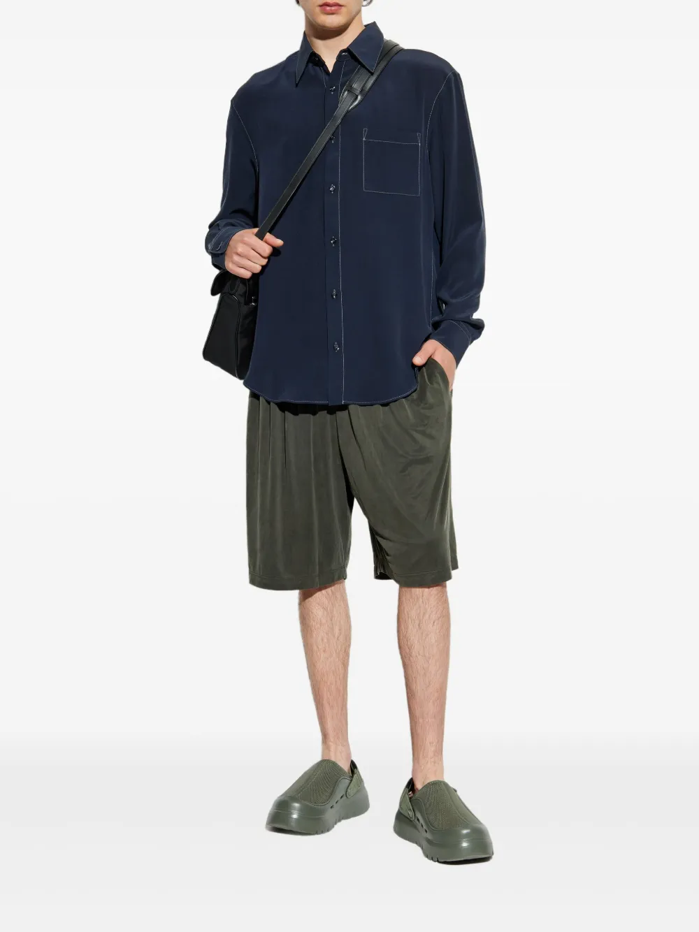 Giorgio Armani pleated bermuda shorts | Bermuda Shorts | Image 2