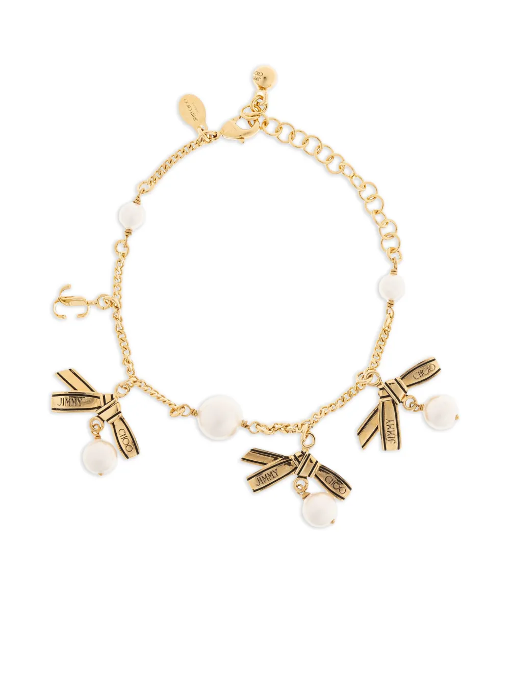 Jimmy Choo pulsera de listón | dorado | Image 1