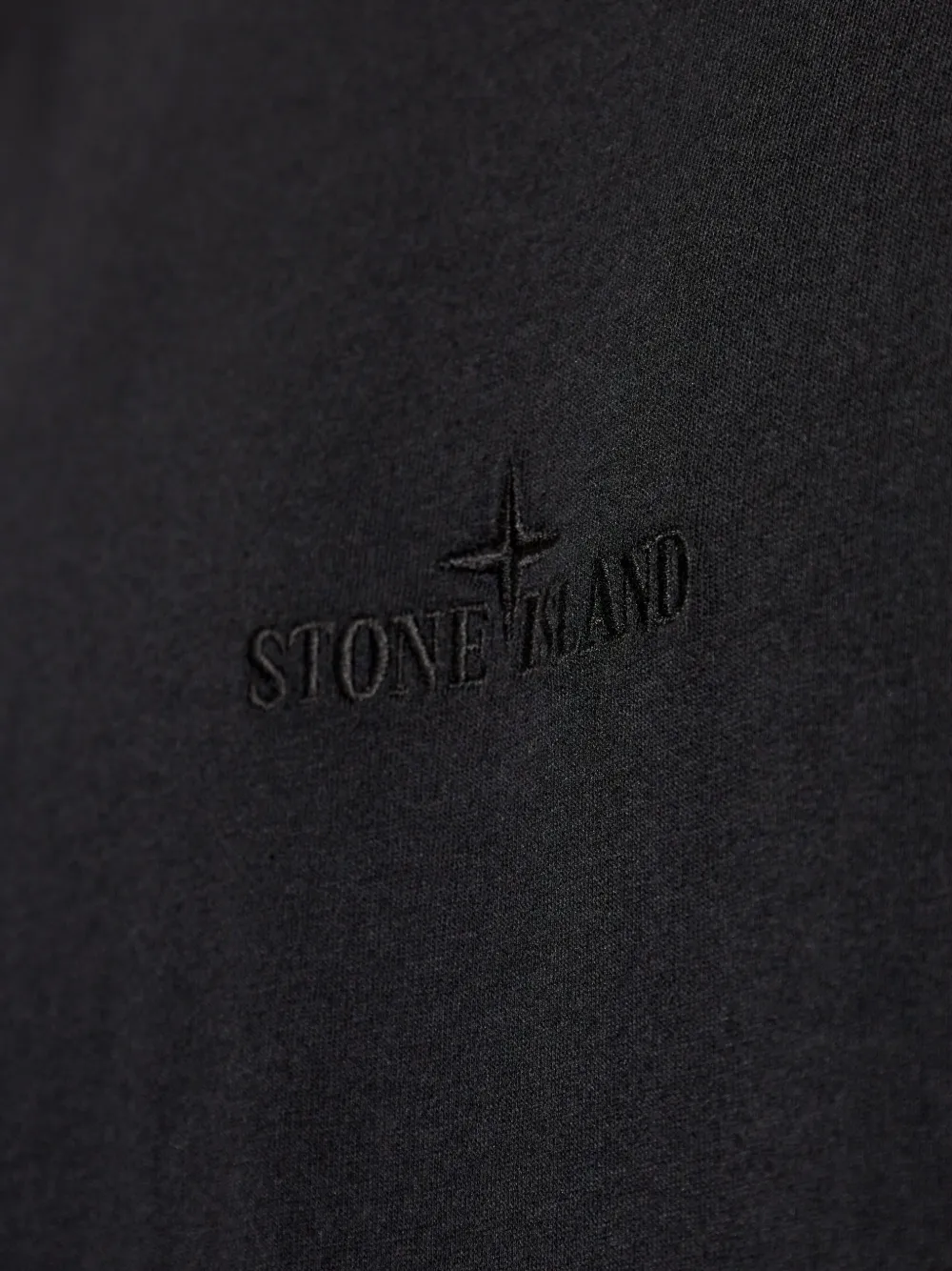 Stone Island Katoenen T-shirt Zwart