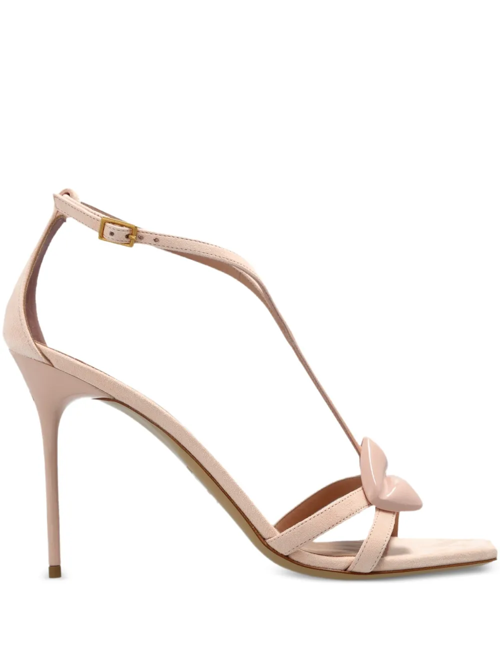 Balmain leather sandals Pink