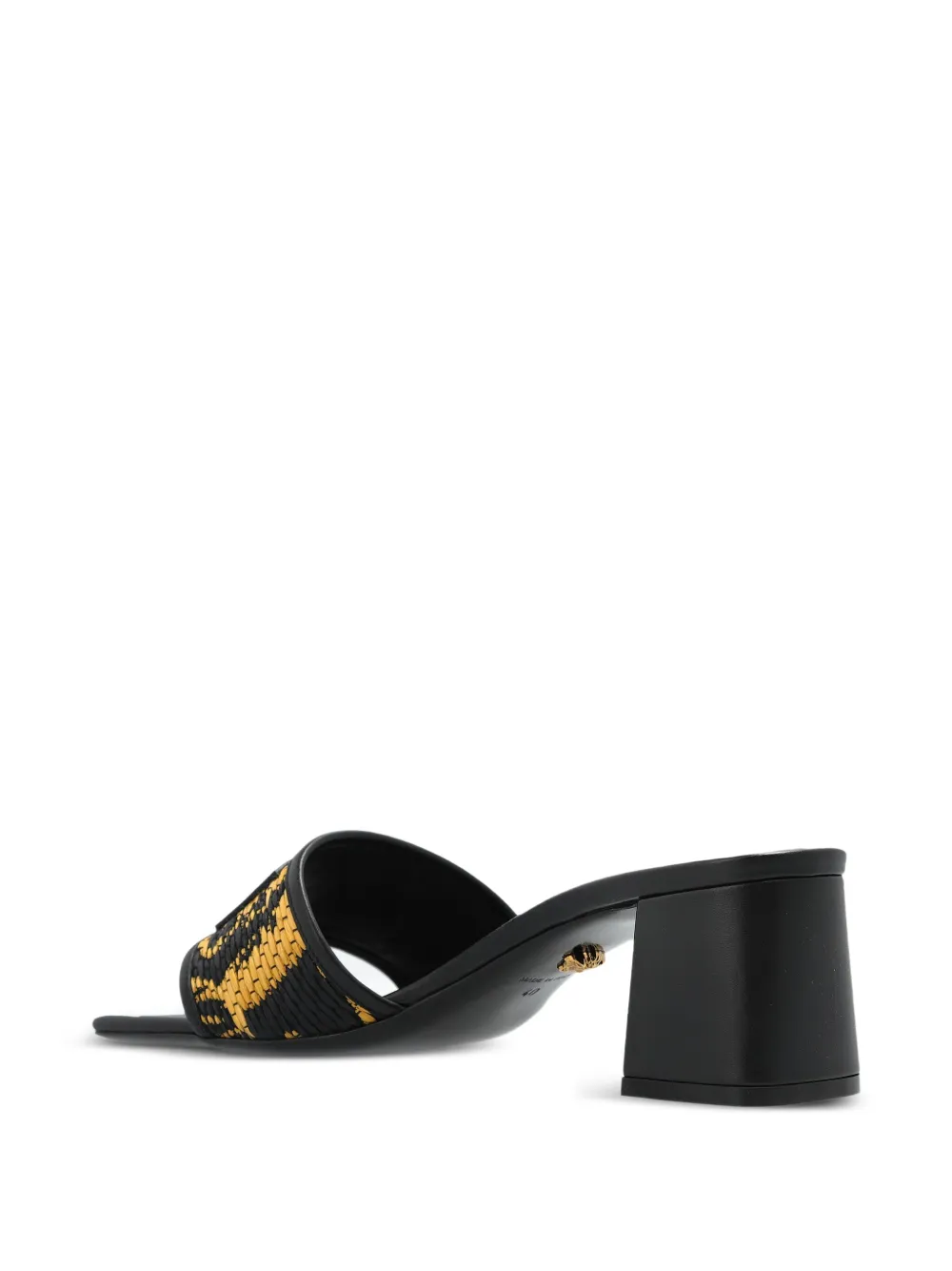 Versace 55mm Theia Barocco mules Black