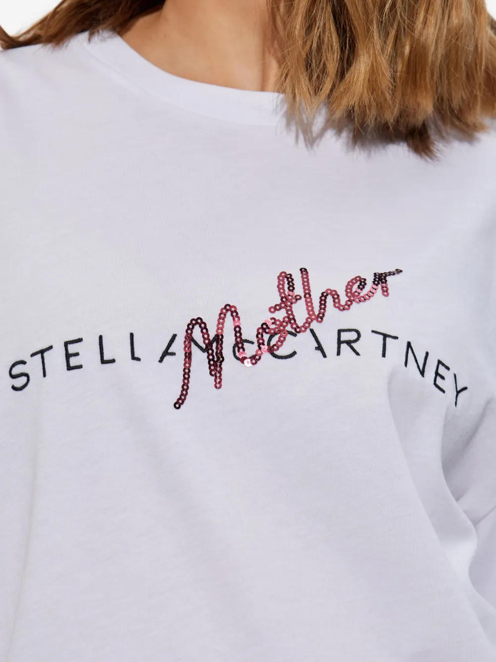 Stella McCartney Katoenen T-shirt Wit