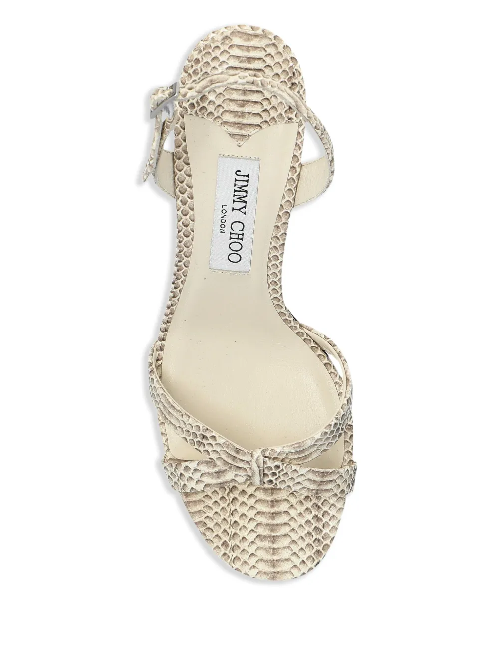 Jimmy Choo 70mm Elsy sandals Neutrals