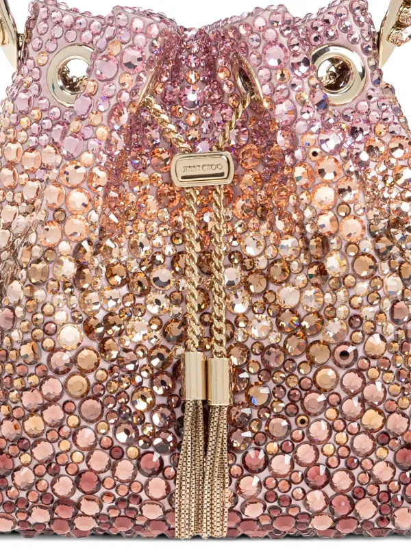 Jimmy Choo Bon Bon サテンバッグ | ピンク | FARFETCH JP