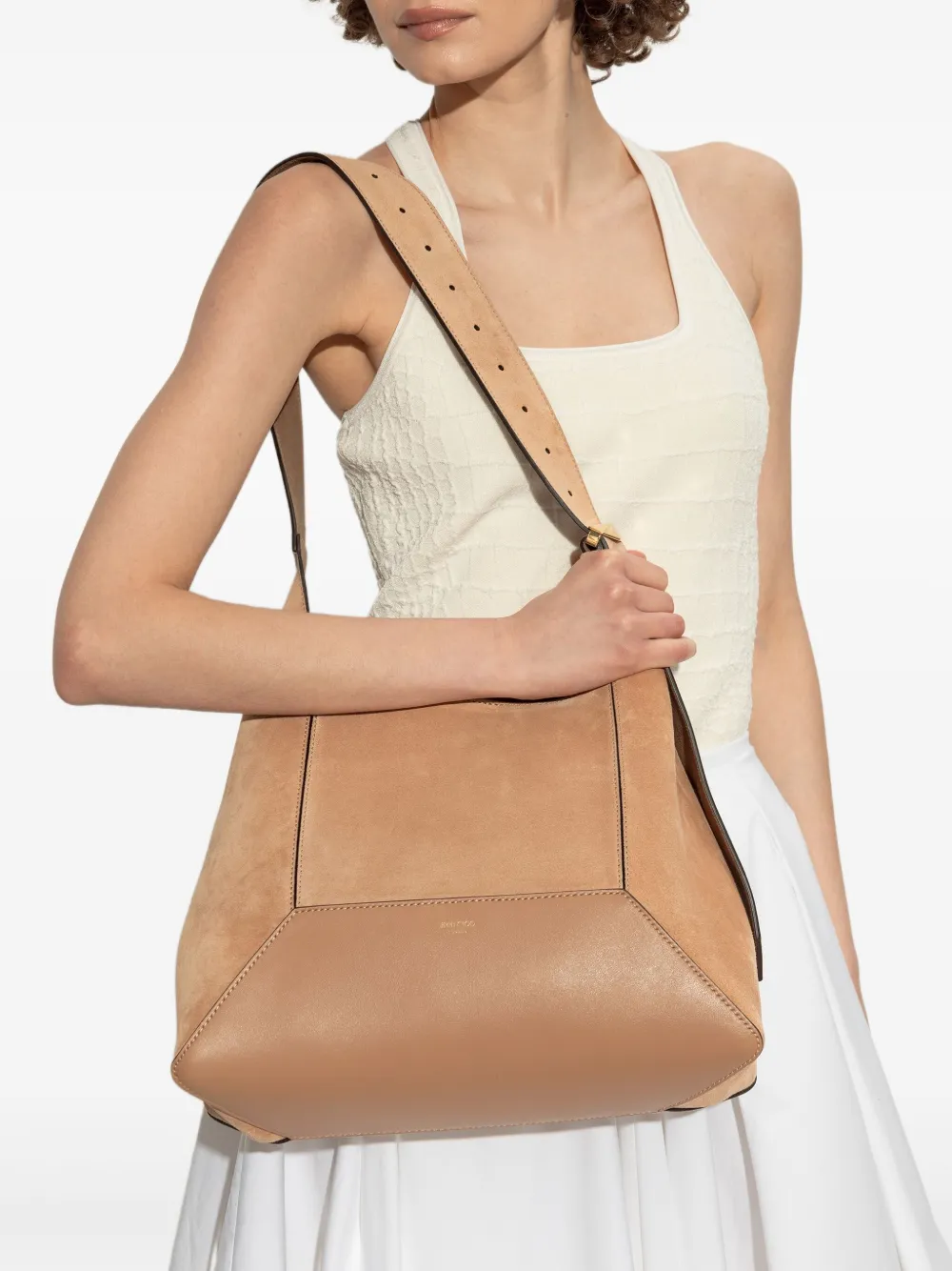 Jimmy Choo medium Diamond tote bag - DO NOT USE - Beige
