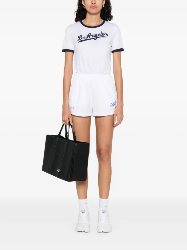 Sporty & Rich Dodgers Ringer T-shirt | White | FARFETCH CA