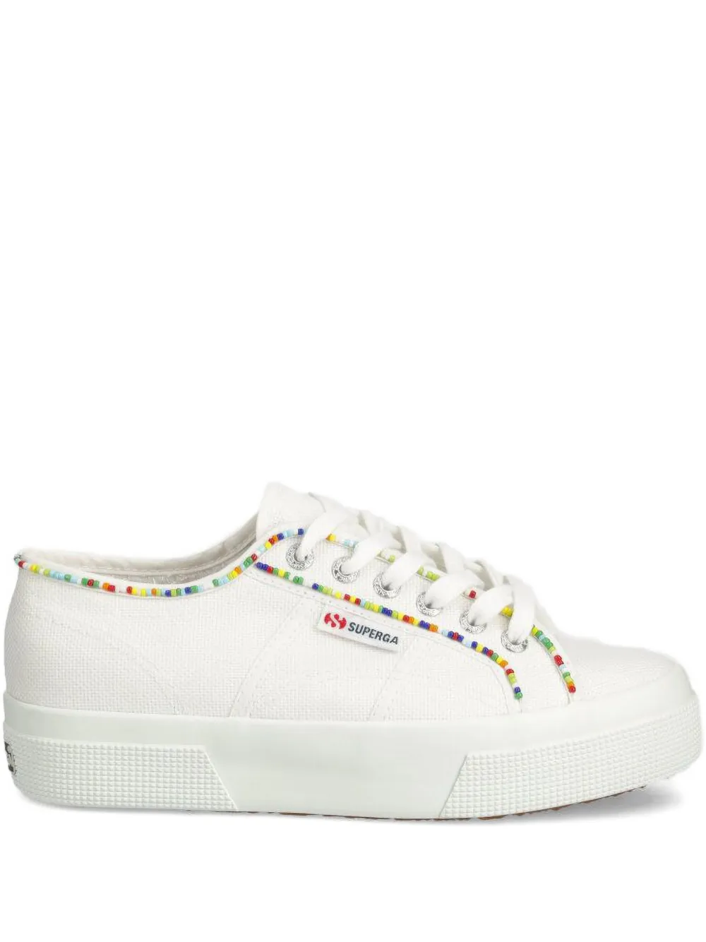 Superga 2740 Multicolour Beads sneakers White