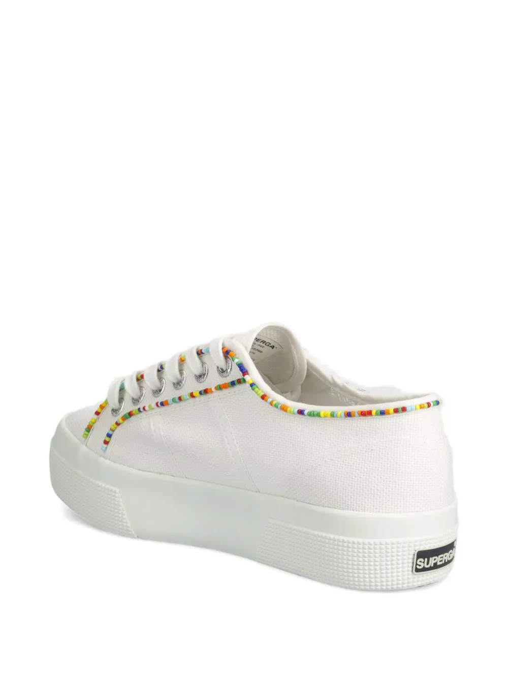 Superga 2740 Multicolour Beads sneakers White