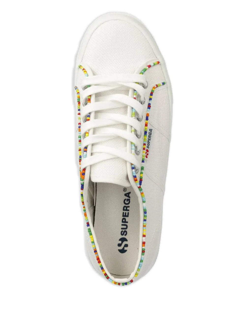 Superga 2740 Multicolour Beads sneakers White