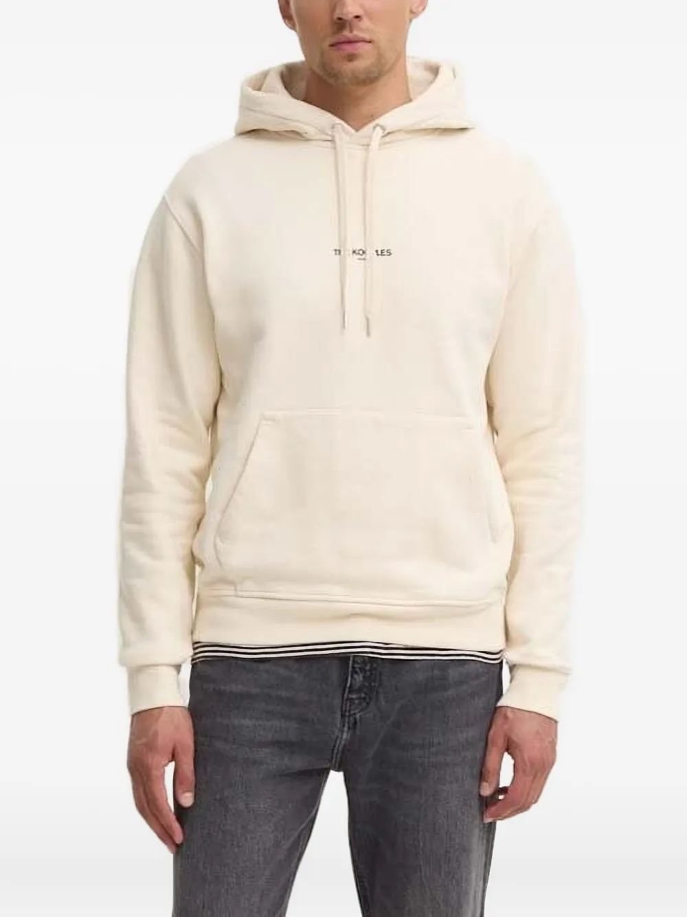 The Kooples logo-print hoodie | Neutrals | Image 1