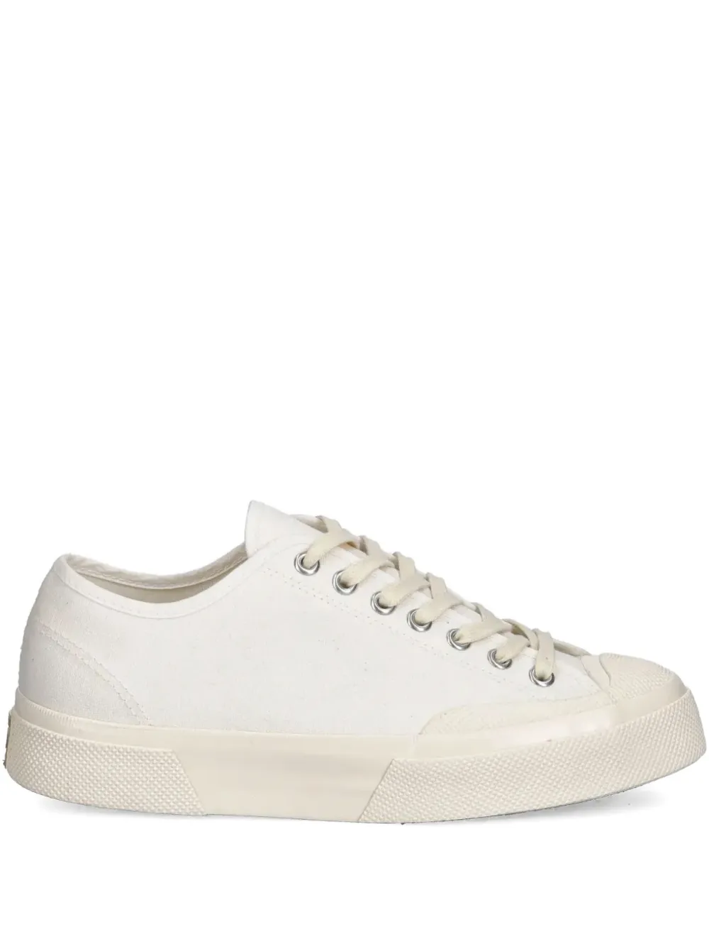 Superga canvas lace-up sneakers | White | Image 1