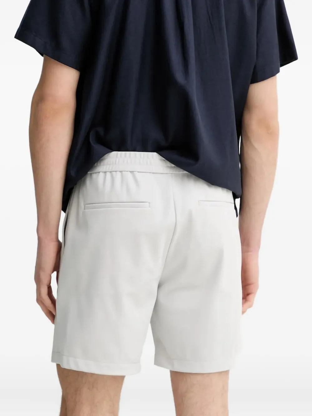 Theory elastic-waistband shorts | Tailored Shorts | Image 2