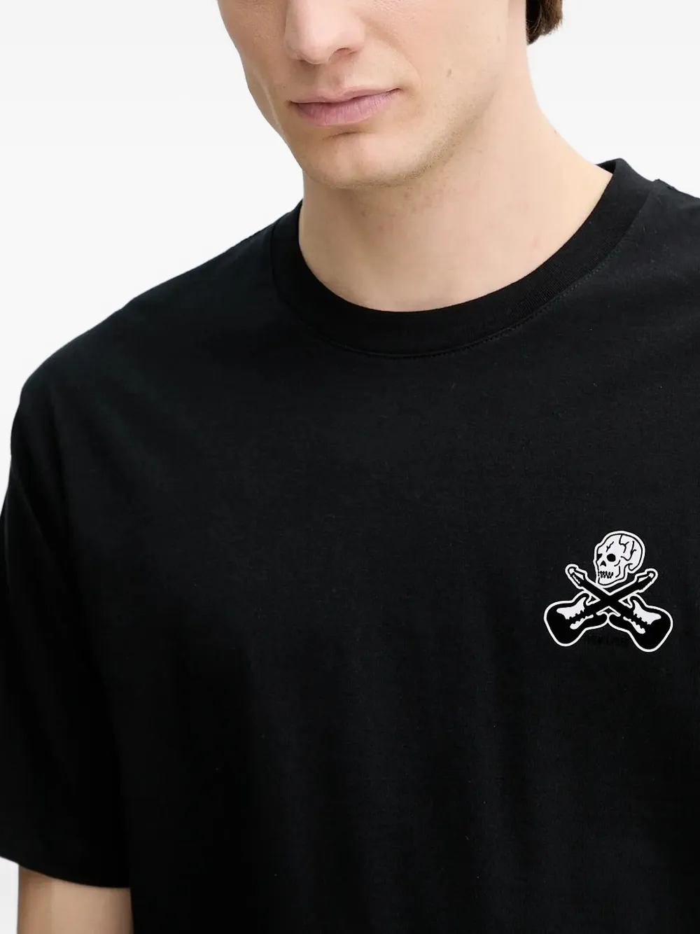 The Kooples Skull-detail T-shirt In Black
