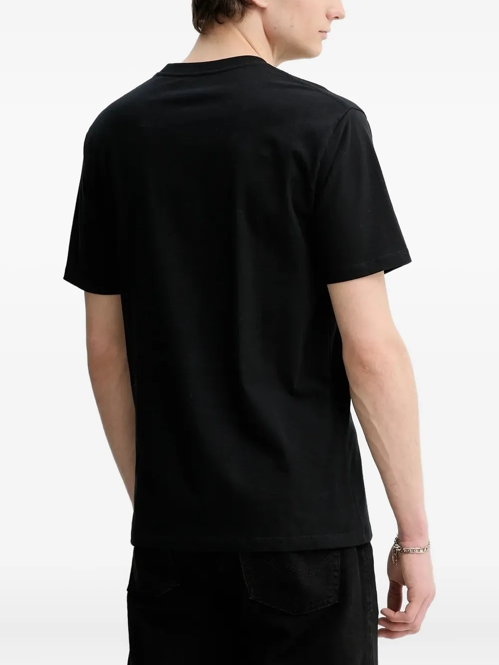 The Kooples T-shirt met doodskopdetail - Zwart