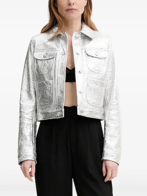 The Kooples metallic-effect jacket
