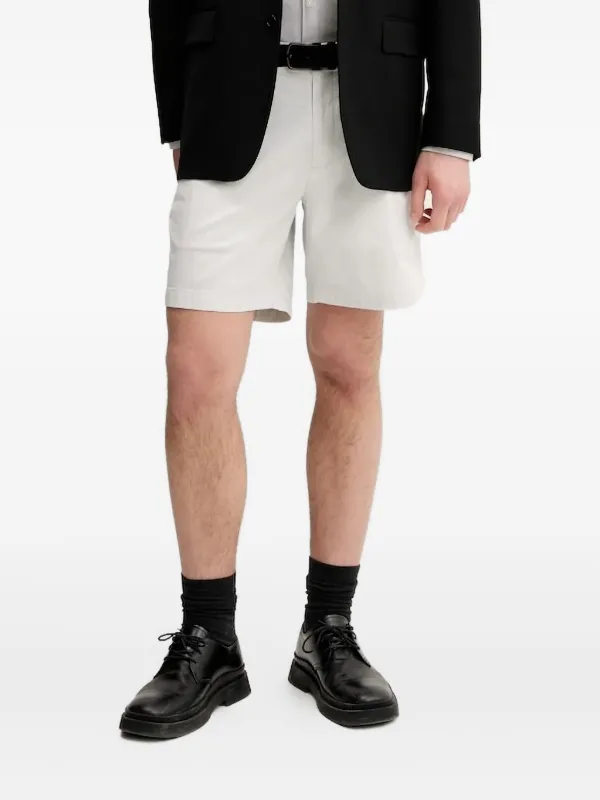 Theory Welt-pockets Chino Shorts in White