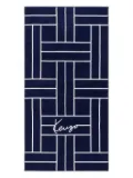 Kenzo Tatami beach towel - Blue