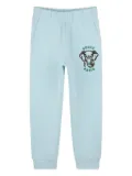 Kenzo Kids elastic-waistband trousers - Blue