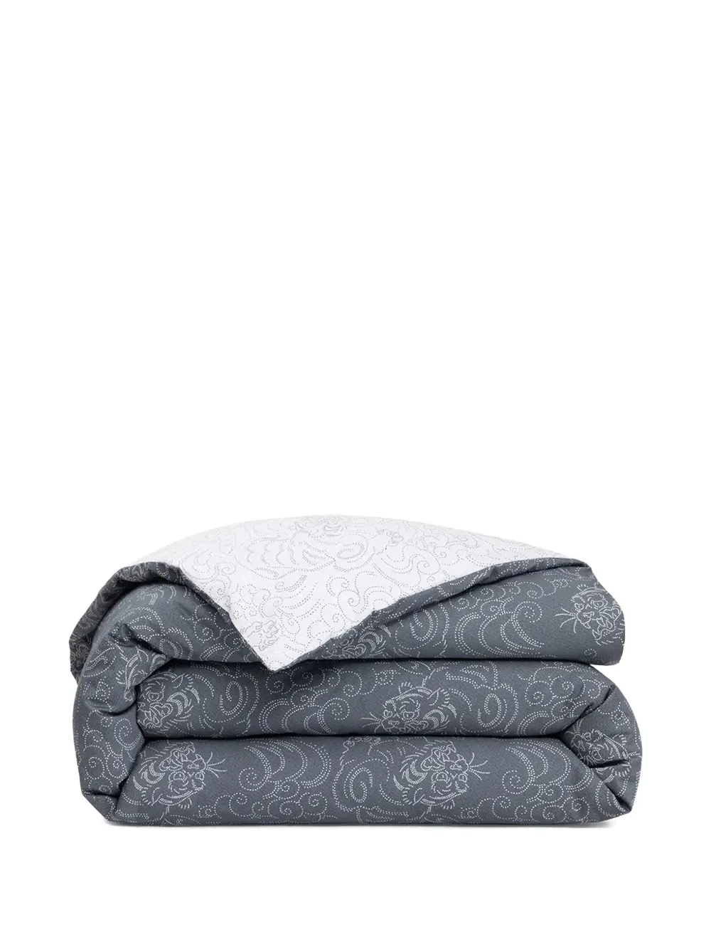 Kenzo tiger-print duvet set - グレー Kenzo tiger-print duvet set - グレー