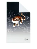Kenzo logo cloud beach towel - Black