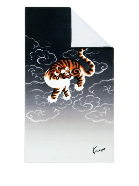 Kenzo logo cloud beach towel