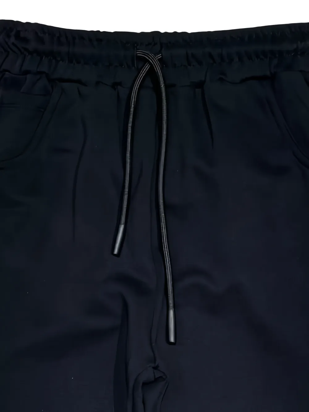 Disclaimer Logo-print Drawstring Track Pants In Black