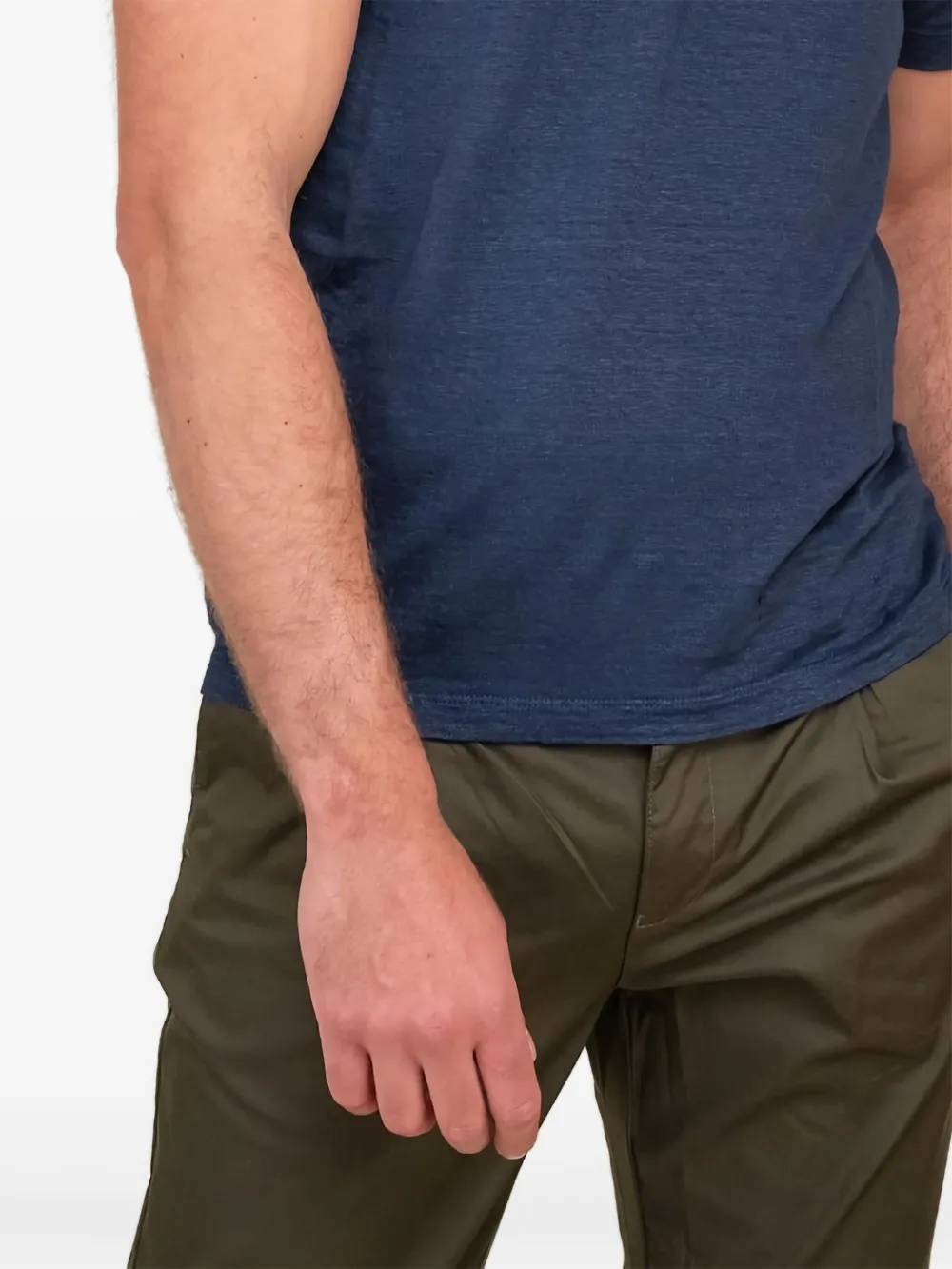 Daniele Fiesoli Short-sleeved Polo Shirt In Blue