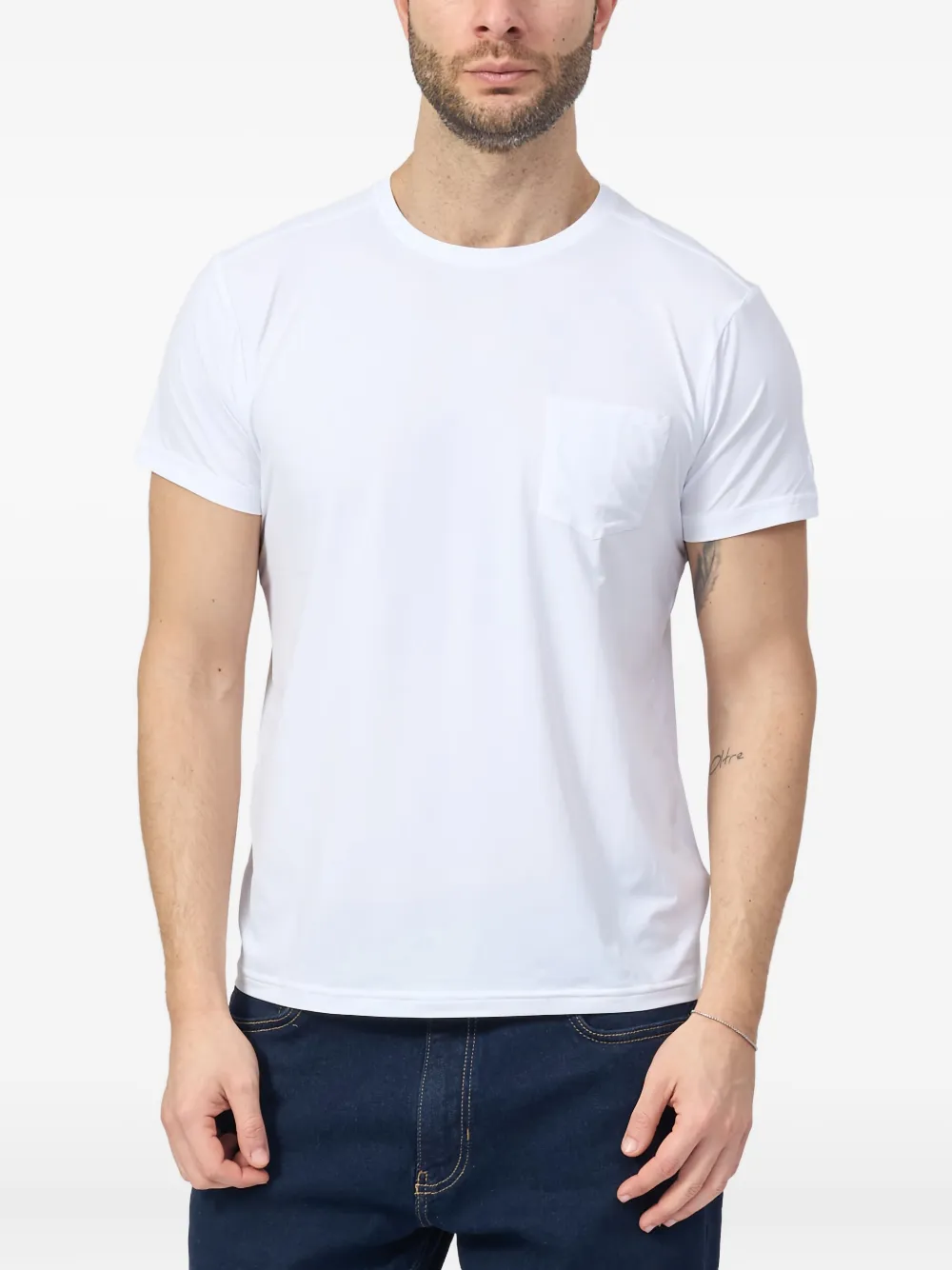 Save The Duck pocket short-sleeve T-shirt Wit