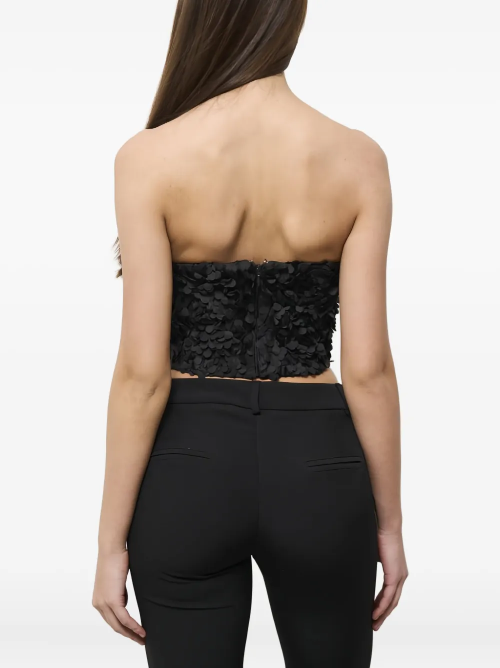 Sound Of Silence flower-embellishment strapless top | Vests & Tank Tops | Image 2