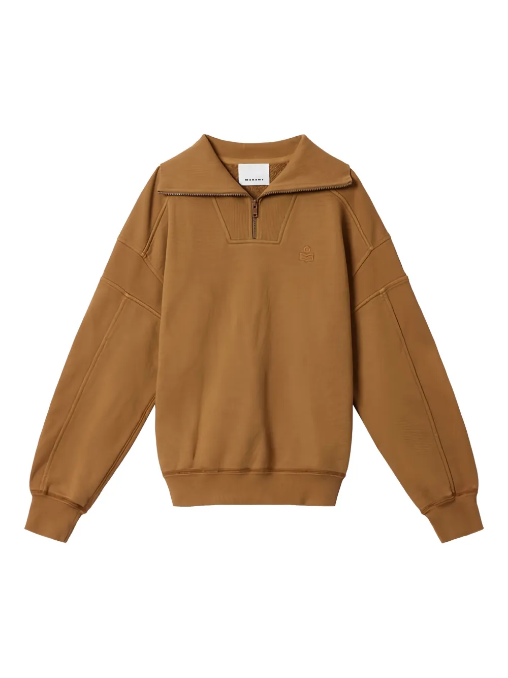 MARANT Malone cotton sweatshirt | Brown | Image 1