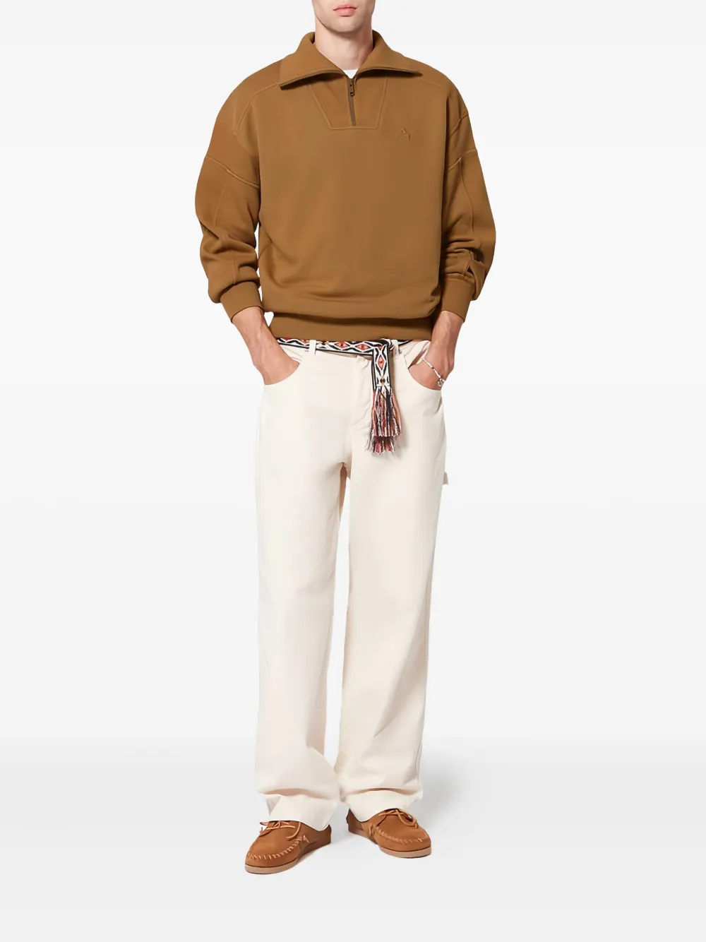 MARANT Malone cotton sweatshirt - Bruin