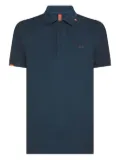 Sun68 contrast-collar polo shirt - Blue
