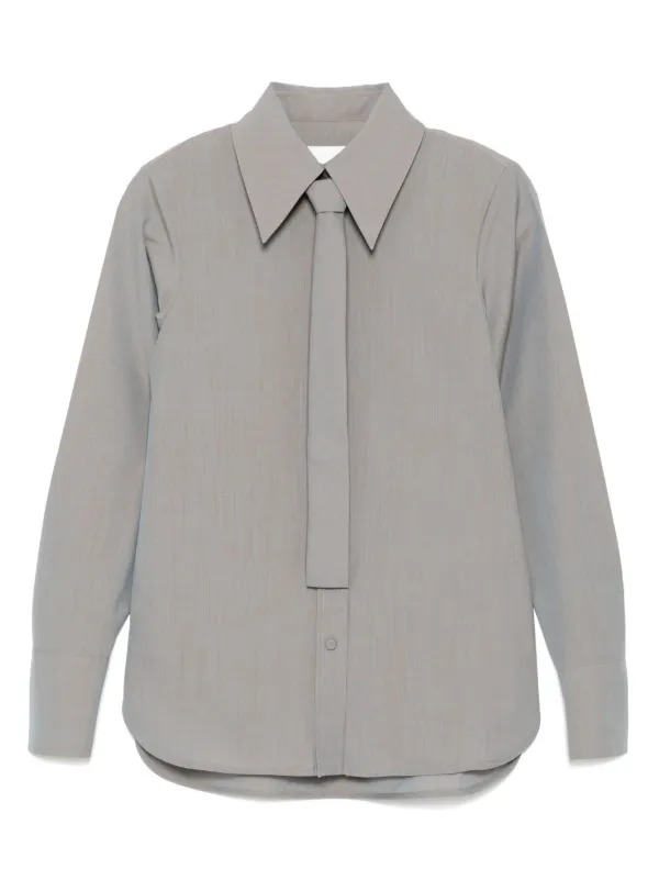 Jil Sander ネクタイ シャツ | グレー | FARFETCH JP