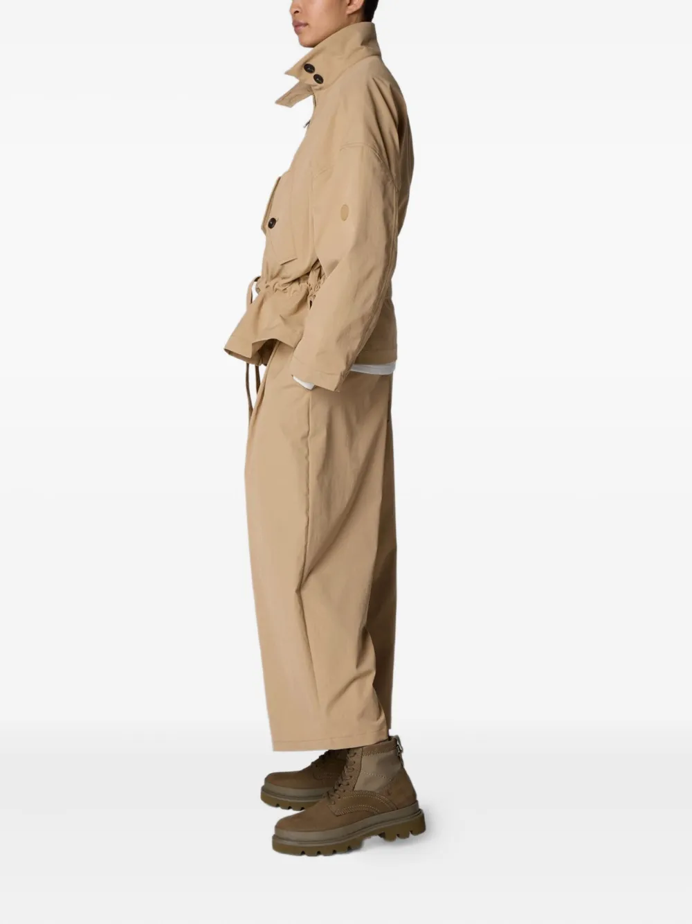 Save The Duck Broek met elastische taille Beige